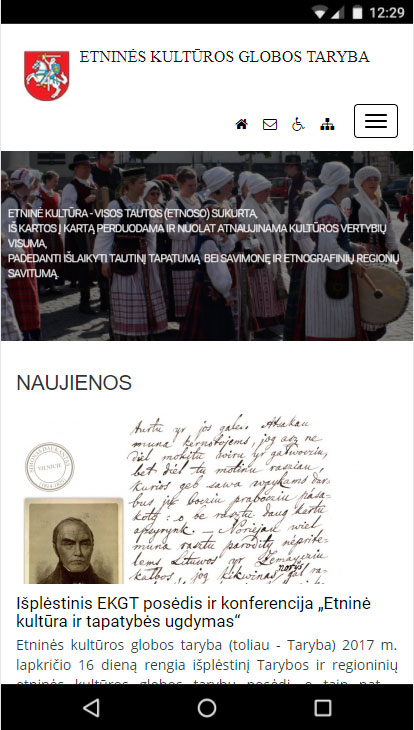 interneto svetainiu kurimas mobili versija