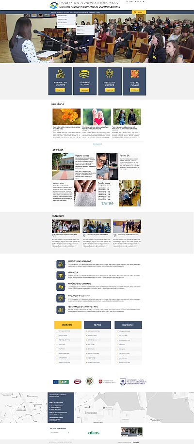 svetainės dizainas pritaikytas neįgaliems