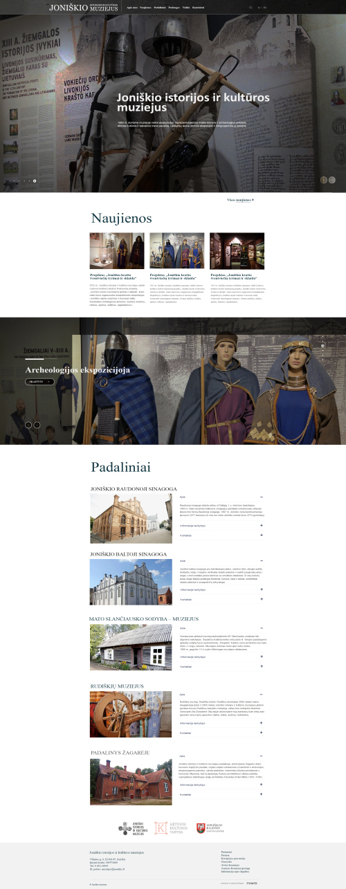 interneto svetainiu kurimas joniskis muziejus