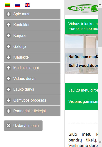 svetaines mobiliu versiju kurimas