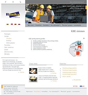 UAB "Runikos" komercija Interneto svetainės sukūrimas Panevėžys