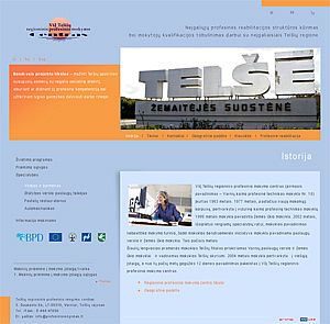 VšĮ Telšių regioninis PMC svetainės kūrimas