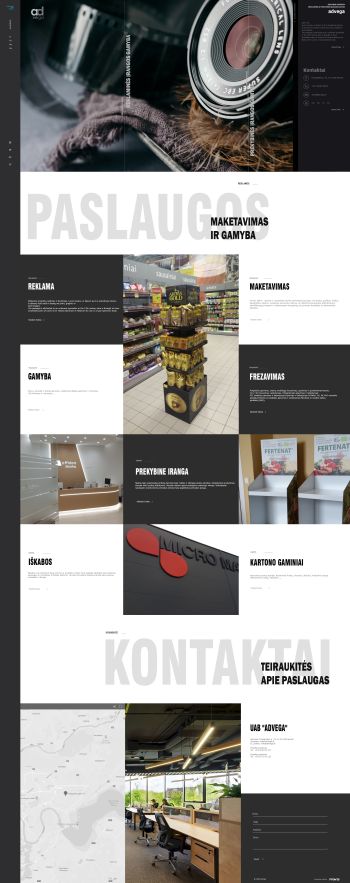 interneto svetainiu kurimas Kaunas