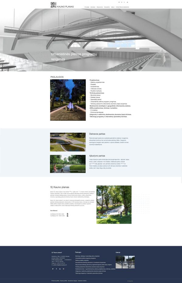 interneto svetainiu kurimas kauno planas